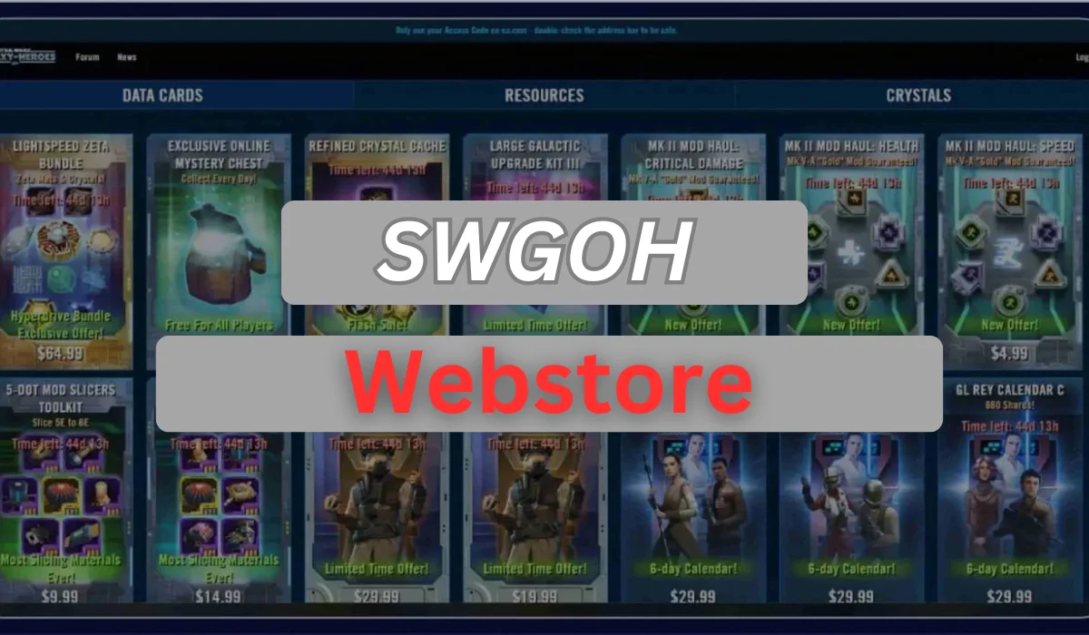 SWGOH webstore: Beginner’s guide